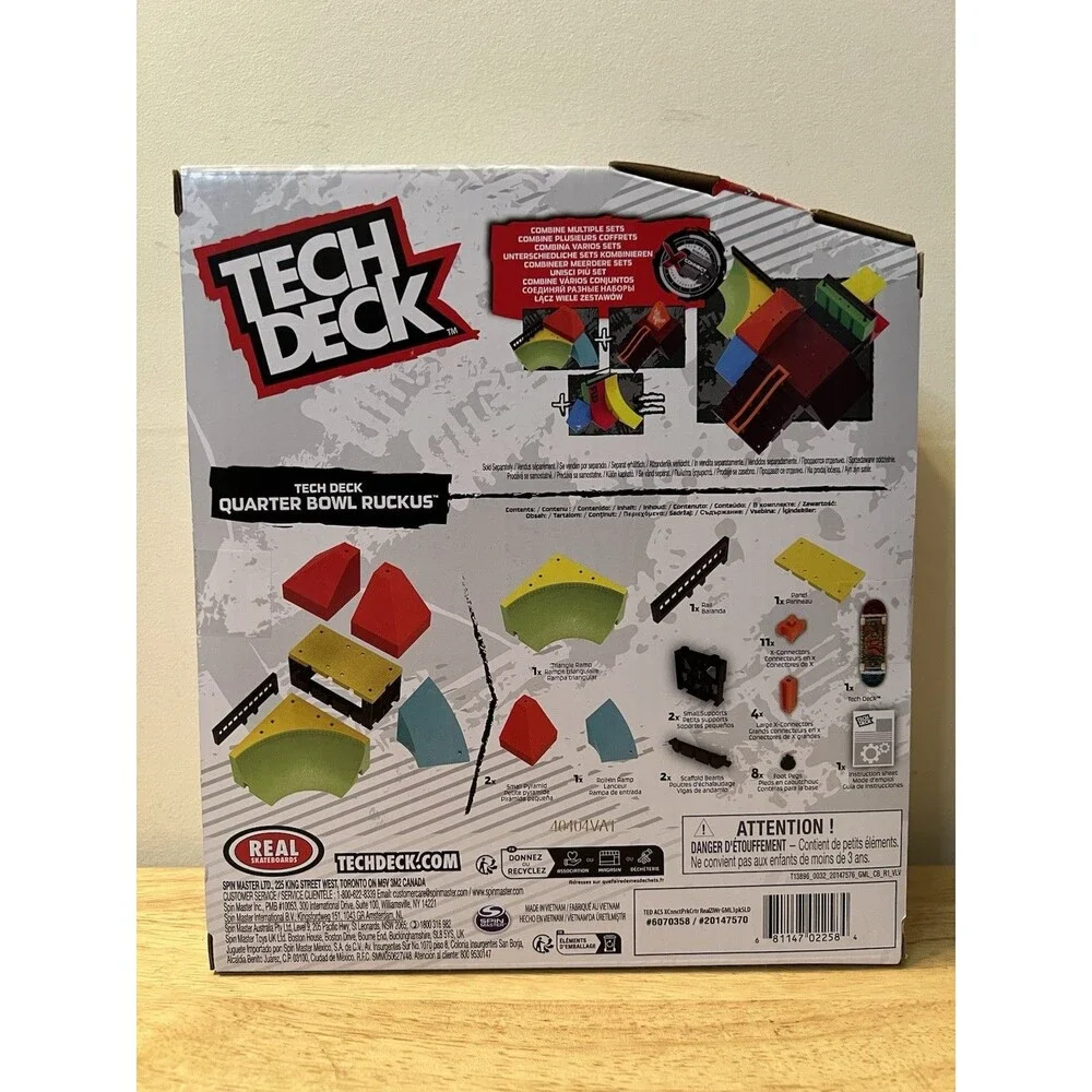 Tech Deck Pyramid Shredder 2.0 X-Connect Park Creator NEW